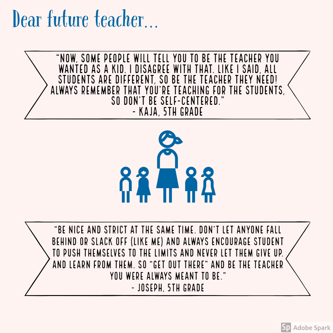 as a future educator